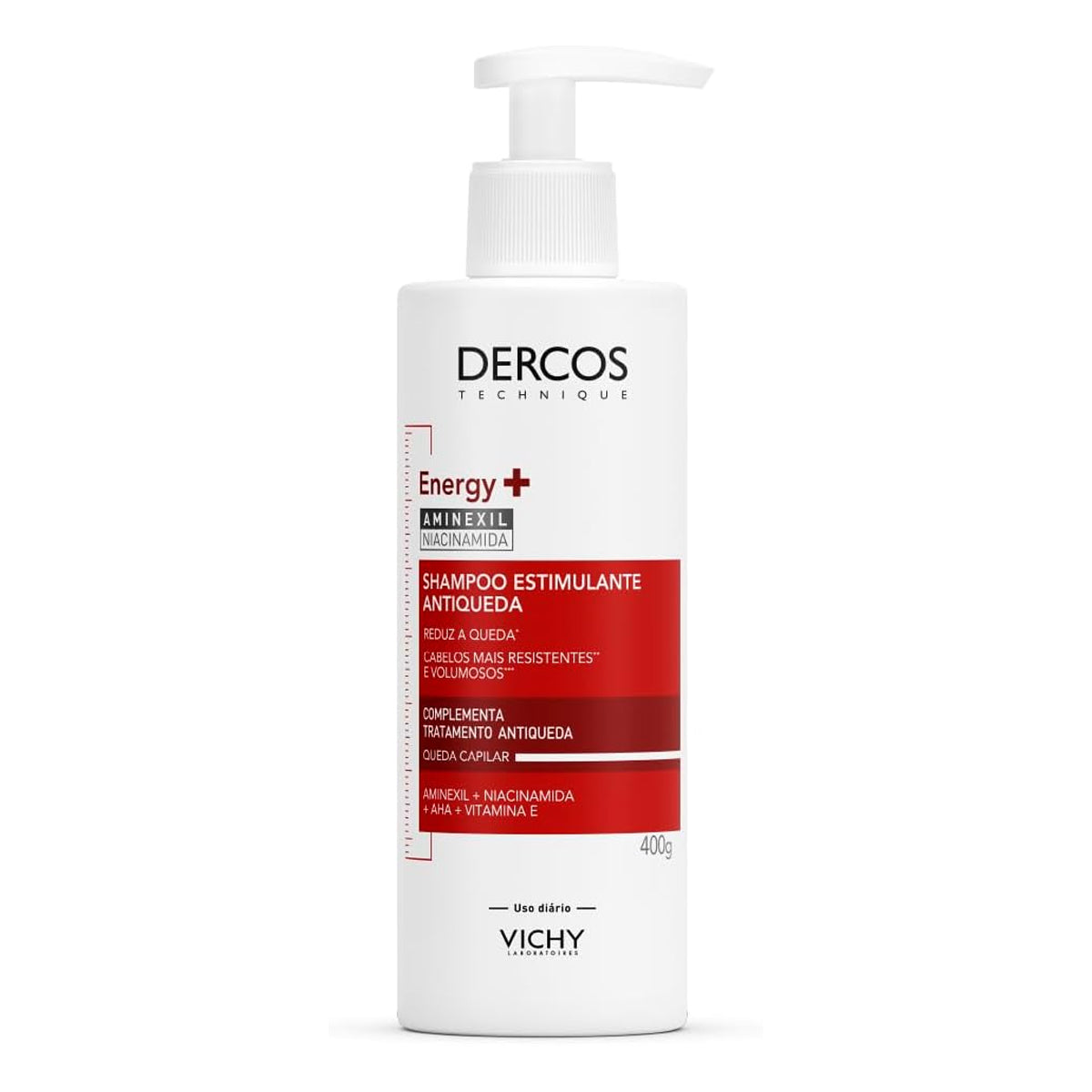Vichy Dercos Energising Anti Hair Fall Shampoo with Aminexil 400ml